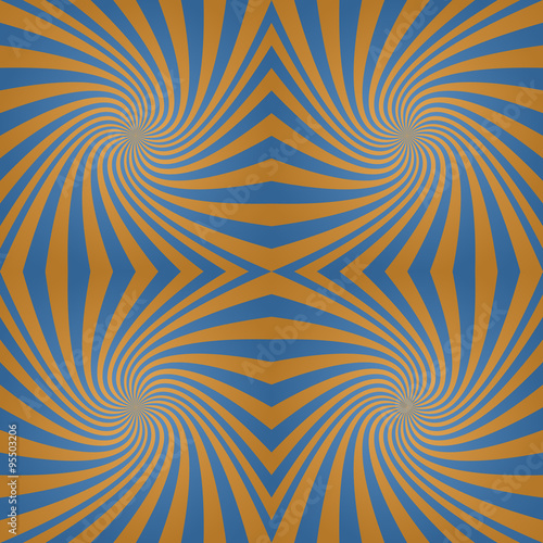 Azure bronze whirl background 