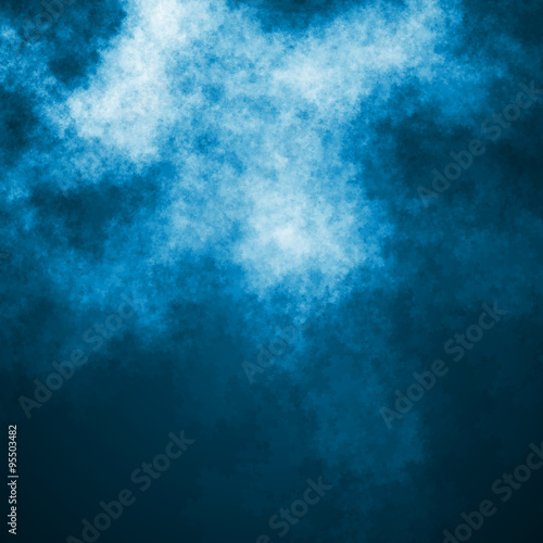 Blue dark sky illustration