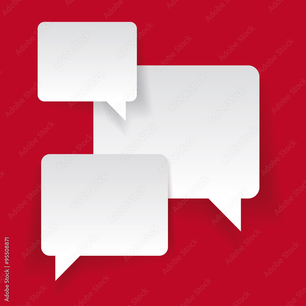 Speech bubble vector Speech bubble vector