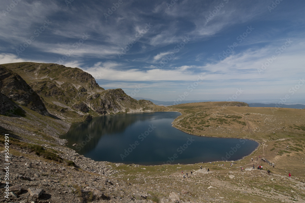 Seven Rila Lakes / The Seven Rila Lakes are a group of glacial lakes, situated in the northwestern Rila Mountains in Bulgaria. Seven Rila Lakes / The Seven Rila Lakes are a group of glacial lakes, situated in the northwestern Rila Mountains in Bulgaria.