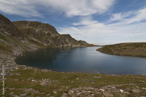 Seven Rila Lakes   The Seven Rila Lakes are a group of glacial lakes  situated in the northwestern Rila Mountains in Bulgaria.