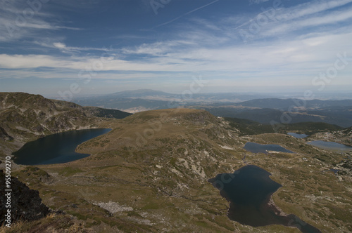 Seven Rila Lakes / The Seven Rila Lakes are a group of glacial lakes, situated in the northwestern Rila Mountains in Bulgaria.