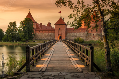 Lithuania: Trakai island castle photo
