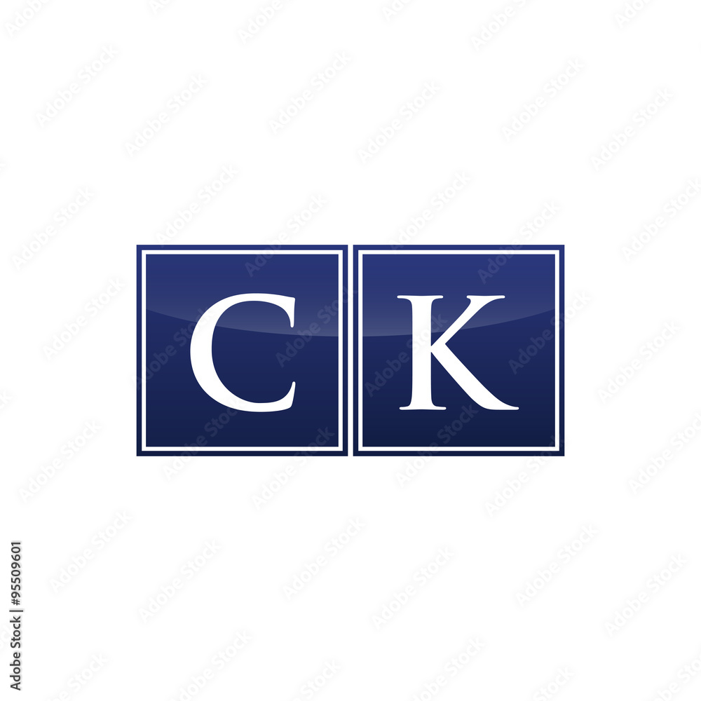 Letter Iitial Logo CK Letter Iitial Logo CK