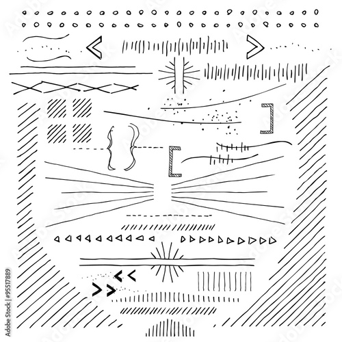 Hand Drawn Doodads And Sketches And Elements. Put These On Your Infographics And Certificates. Yes. You Have My Permission.