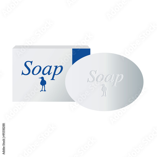 Moisturizing Cream Bar of Soap and Lovely Soap Packaging.  Faces Feel So Nice When Moisturized with Sweet Cream Bars of Cleansing Soaps.
