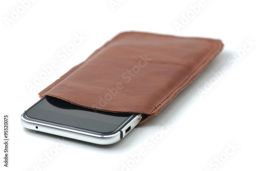 mobile leather case