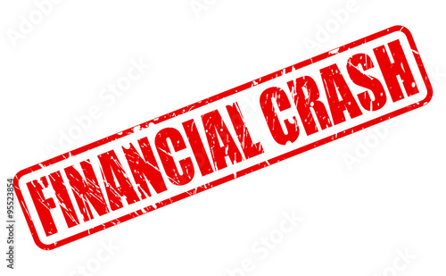FINANCIAL CRASH red stamp text