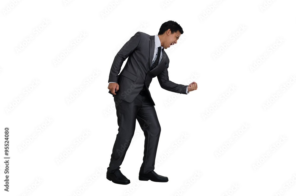 Business man in success action Business man in success action
