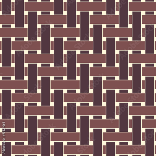 Geometric seamless pattern background with weave style.