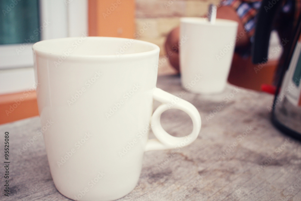 Fototapeta premium Coffee cup at home