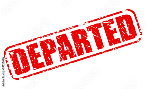 DEPARTED red stamp text
