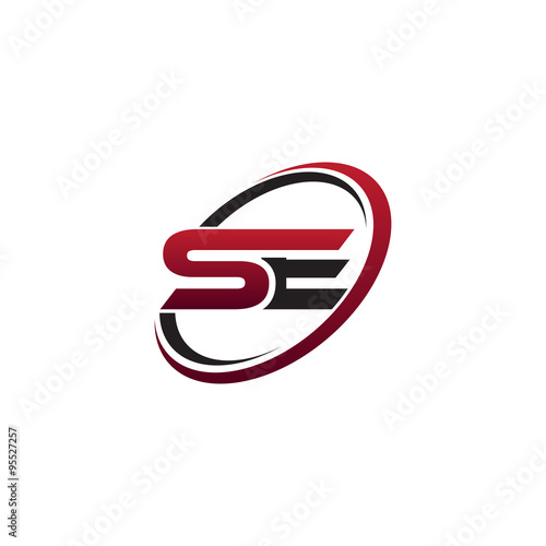 Modern Initial Logo Circle SE