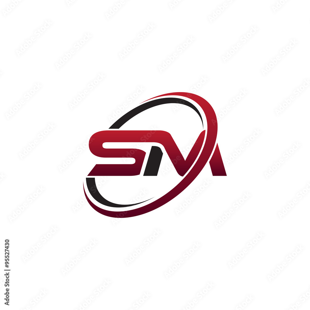 Modern Initial Logo Circle SM Modern Initial Logo Circle SM