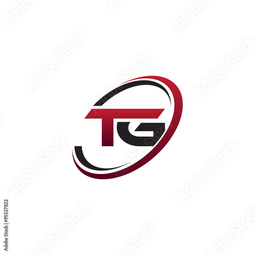 Modern Initial Logo Circle TG