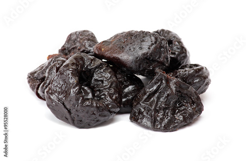 Wallpaper Mural Dried plum - prunes, isolated on a white background.  Torontodigital.ca