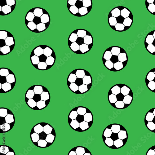 Football seamless pattern. Vector illustration