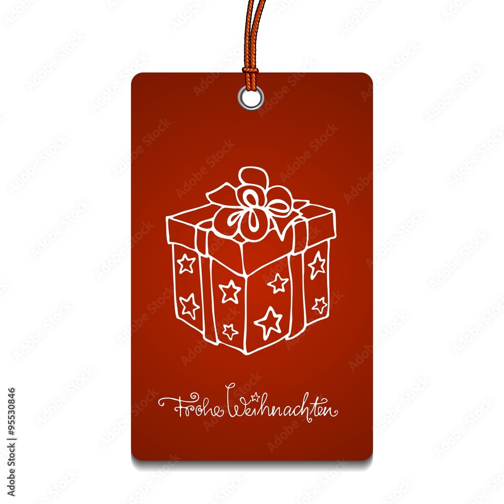 Gift for Christmas in a box with stars and ribbons and shadows - Geschenk zu Weihnachten im Karton mit Sternen und Schleife und Schatten Gift for Christmas in a box with stars and ribbons and shadows - Geschenk zu Weihnachten im Karton mit Sternen und Schleife und Schatten