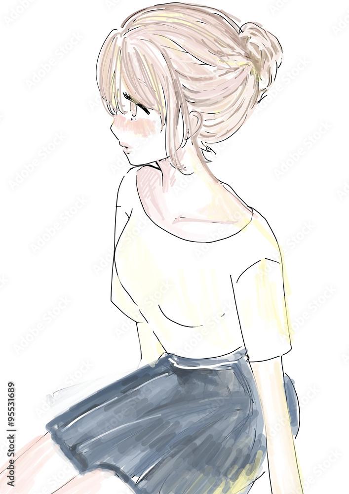 座ってる女性 – 座っている女性 – SIAPZ