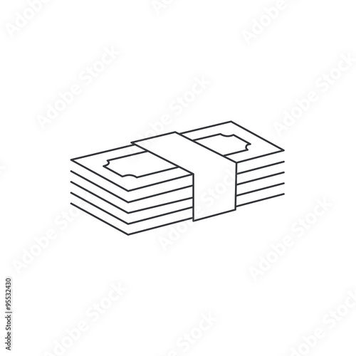 money icon thin