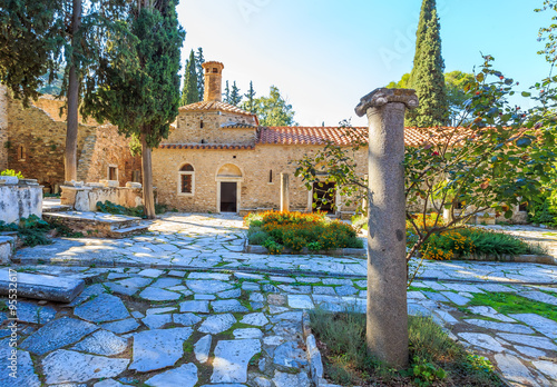 byzantine monastery in Kaisariani, Athens