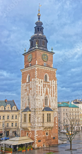 Town Hall Tower in the Main Market Square of the Old City in Kra © Roman Babakin