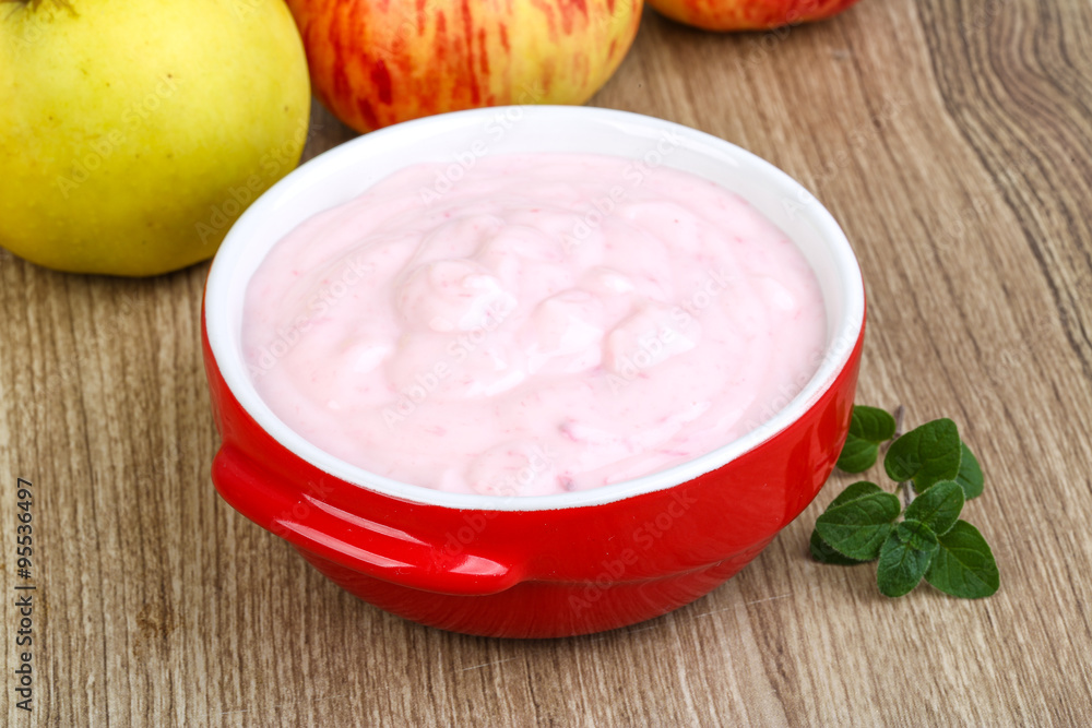 Srawberry yoghurt Srawberry yoghurt