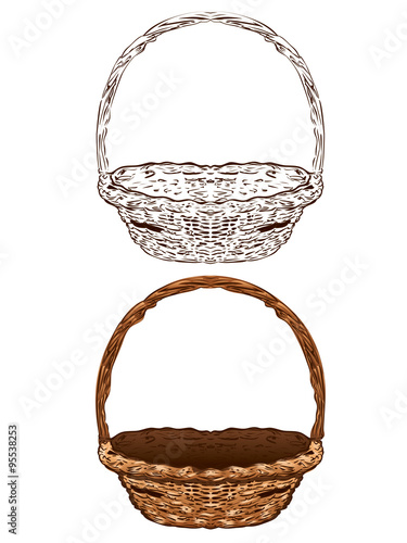 .Wicker Basket
