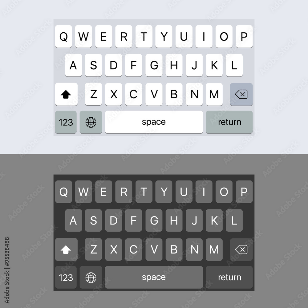 Keyboard phone in white and black color Keyboard phone in white and black color