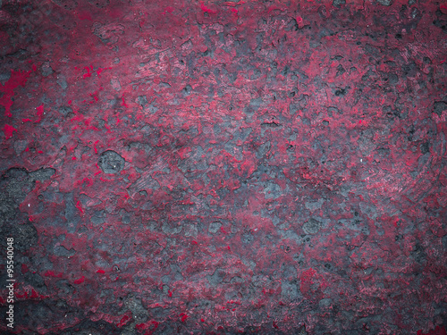 Grunge red cement floor for background