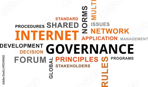 word cloud - internet governance