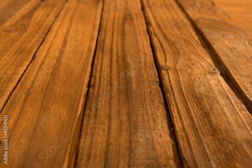 High angle of wooden planks