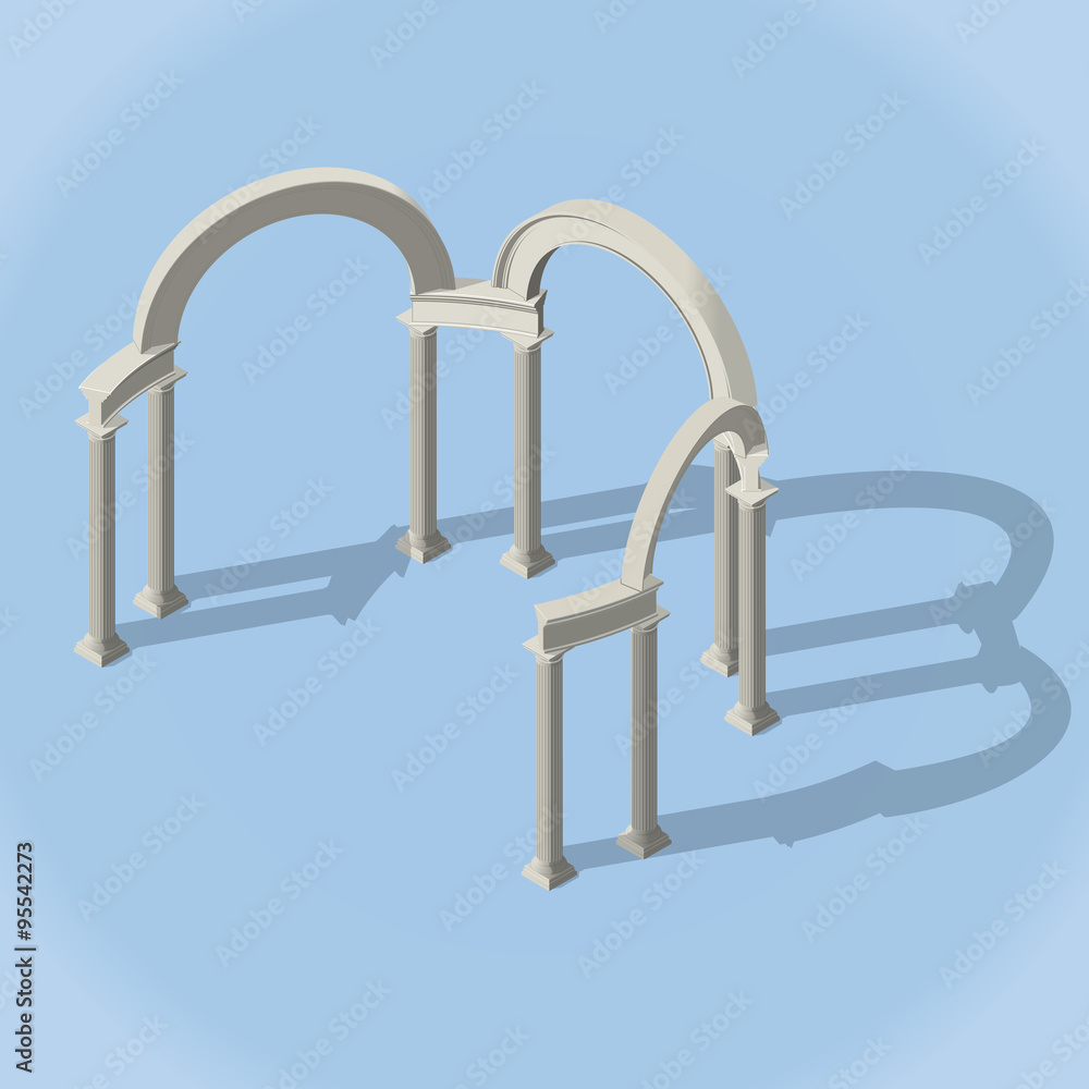 isometric ancient rotunda monopteros arcade isometric ancient rotunda monopteros arcade