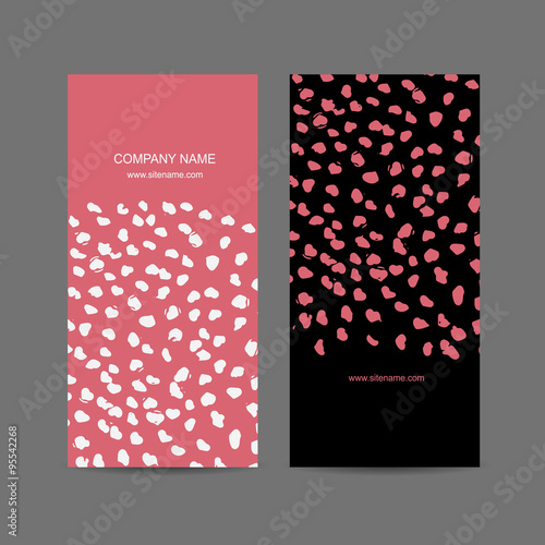 Abstract business card design