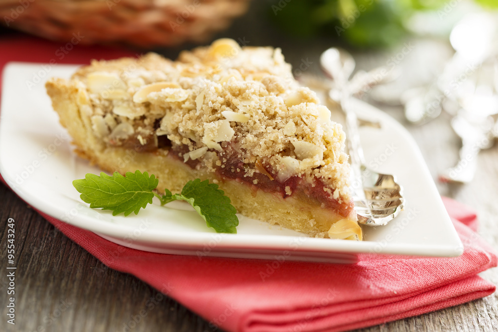 Rhubarb pie Rhubarb pie