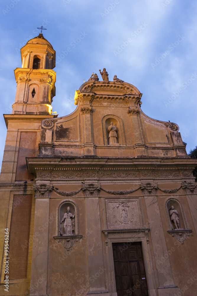 Obraz premium Chapel of the Immaculate Conception in Menton, France