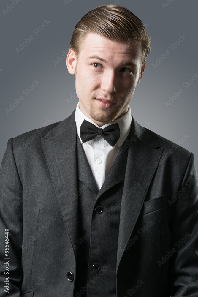 Emotional businessman having an idea Emotional businessman having an idea