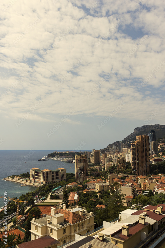 Obraz premium View on Monte Carlo in Monaco
