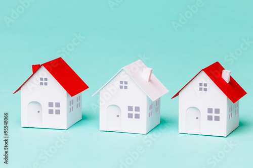 Three little paper house
