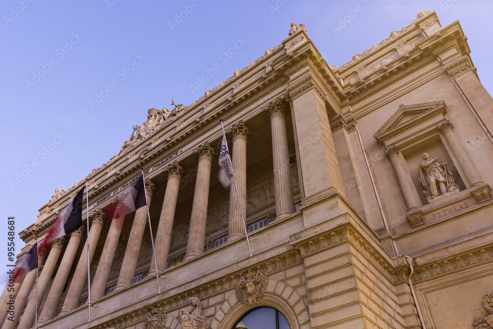 Palais de la Bourse in Marseilles, France