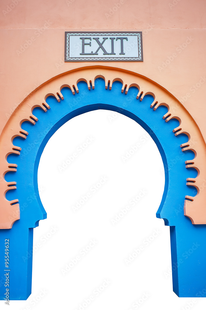Fototapeta premium exit sign