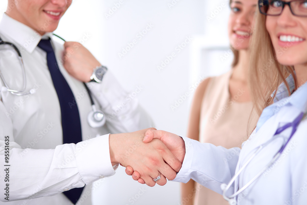 Obraz premium Partnership, trust and medical ethics concept