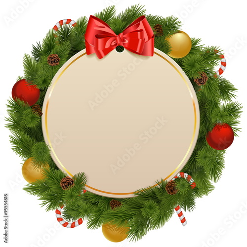 Vector Christmas Greeting Concept