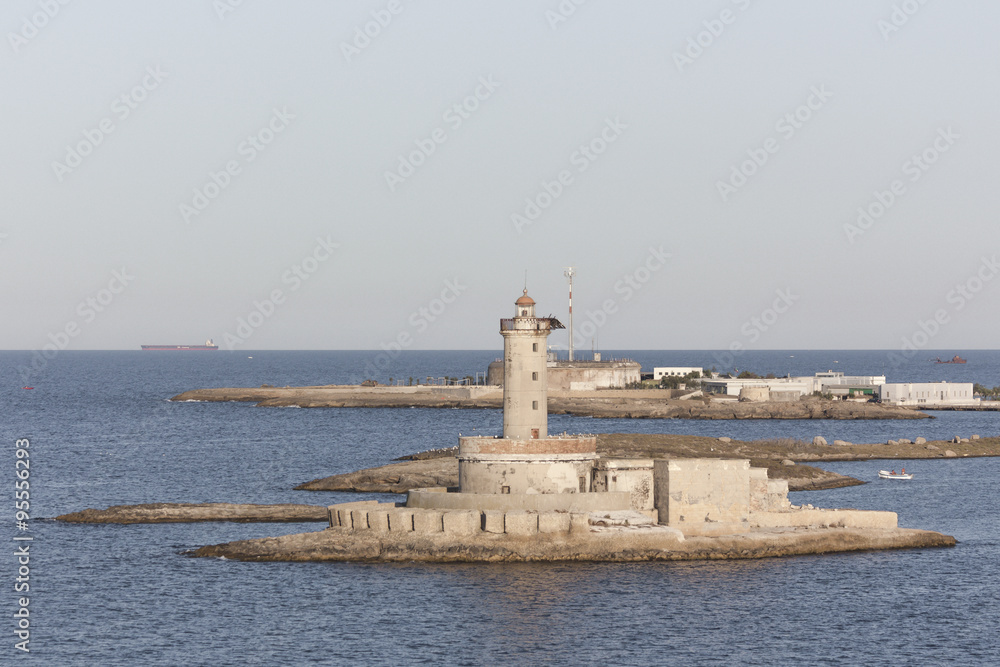 View of lighthouse in Brindisi