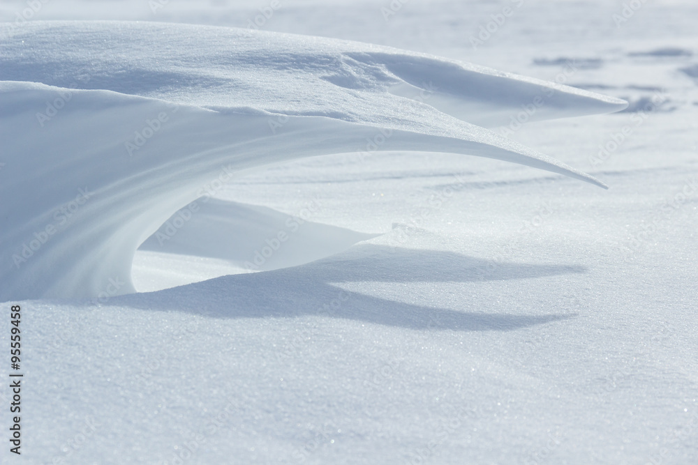 Snow wave Snow wave