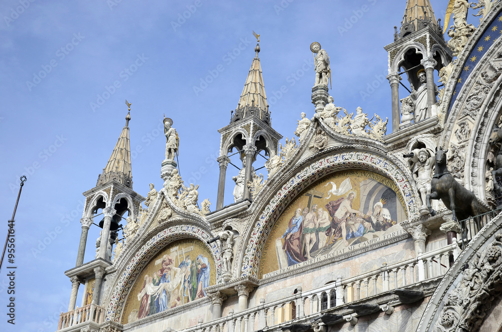 Detail of Venice St. Mark's church