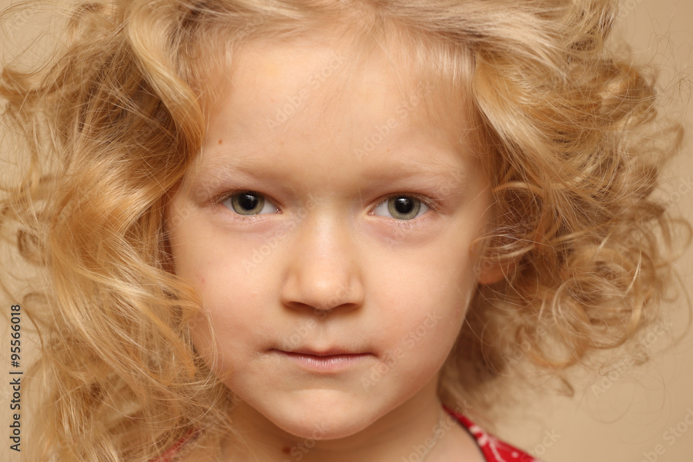 curly little girl curly little girl