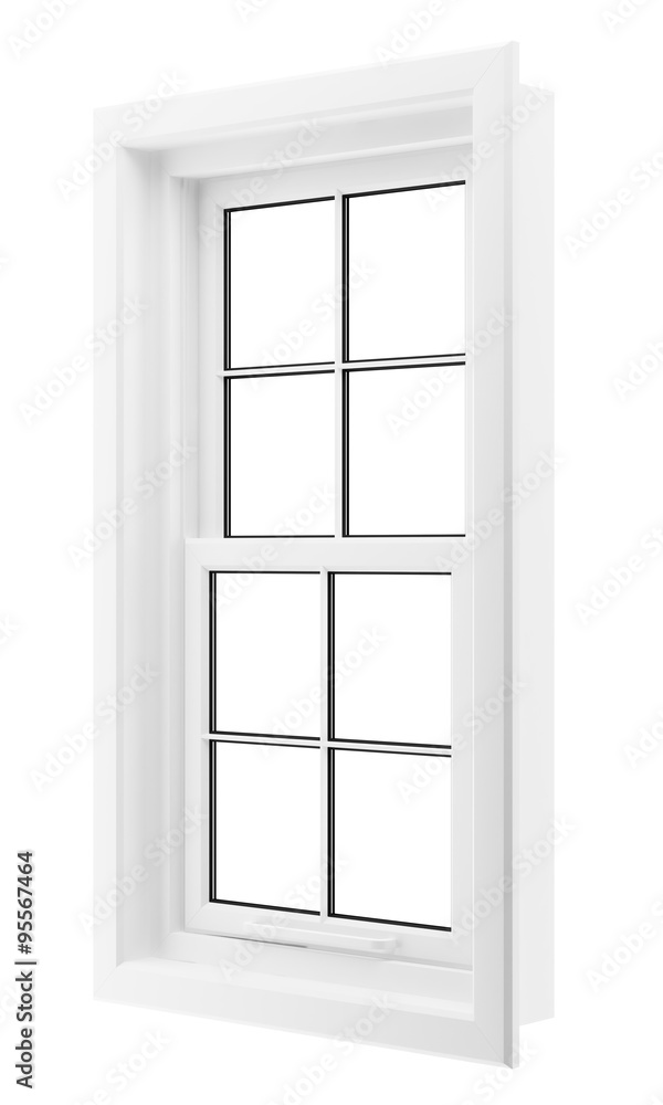 window isolated on white background window isolated on white background