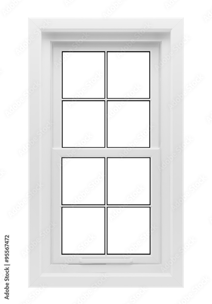 window isolated on white background window isolated on white background
