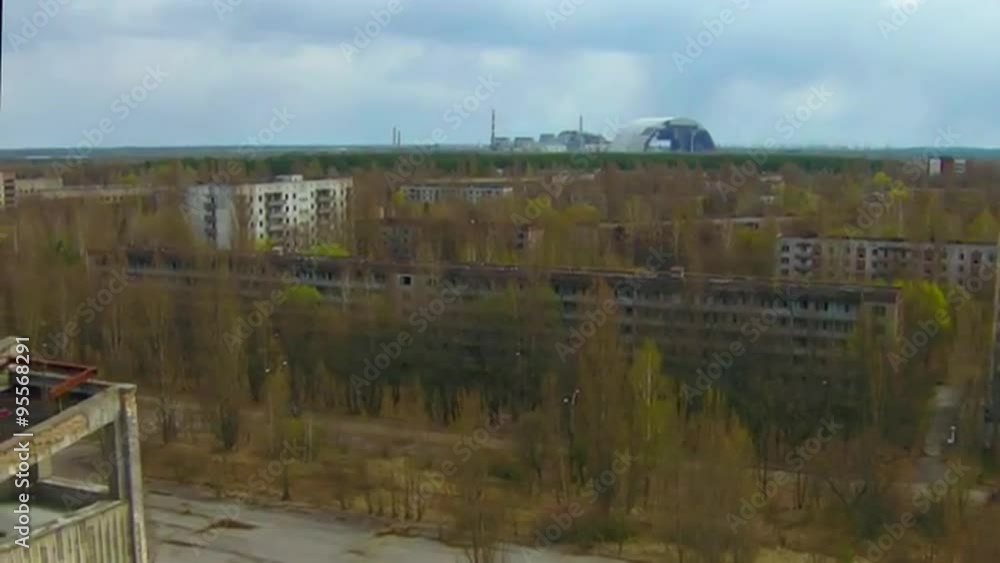 Pripyat – ghost town near Chernobyl. Located within the Chernobyl disaster zone Pripyat – ghost town near Chernobyl. Located within the Chernobyl disaster zone